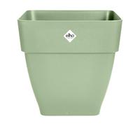 elho Vibia Campana Square 30 - Flower Pot for Outdoor - Ø 28.8 x H 28.2 cm - Green/Pistachio Green