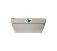 elho Vibia Campana Trough 80 - Planter for Outdoor - Ø 76.5 x H 33.3 cm - White/Silky White