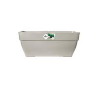 elho Vibia Campana Trough 80 - Planter for Outdoor - Ø 76.5 x H 33.3 cm - White/Silky White