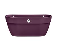 elho Vibia Campana Wall Basket 35 - Planter for Balcony & Outdoor - Ø 35.0 x H 14.8 cm - Purple/Maple Purple