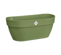 elho vibia campana wall basket 35cm plant pot - Moss Green | L 16.2 x W 35 x H 14.8 cm | Suitable for outdoor use