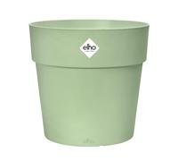 elho Vibia Straight Round 40 - Flower Pot for Outdoor - 100% Recycled Plastic - Ø 39.0 x H 36.8 cm - Green/Pistachio Green