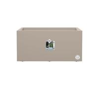 elho vivo next long 80cm plant pot - Mushroom Beige | L 39 x W 78 x H 37.9 cm | Suitable for Indoor & Outdoor Use | 100% Recycled Plastic