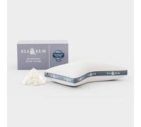 Eli & Elm | Best Ergonomic Side Sleeper Pillow for Neck Pain. Supportive Cooling Memory Foam Fill with Luxury Breathable Cover. U-Shape Contoured Design. Queen Size Bed Pillow