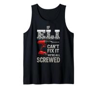 Eli Name If Cant Fix It Personal Husband Handy Man Builder Tank Top