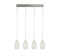 Elias 4 Light Bar Pendant Ceiling Light chrome