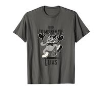 Elias - Cool Boy Name with Cute Devil - Born to Misbehave T-Shirt