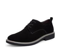 Elias - Elegant Autumn Suede Formal Oxford Shoes for Men Black