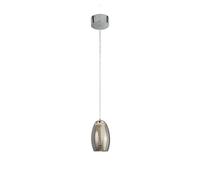 Elias Pendant Ceiling Light Smoky Glass