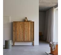 Elias - Sideboard in recycled solid teak, 130 cm Natural