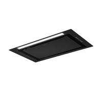 Elica LANE-80-BLK 71cm Canopy Cooker Hood - Black/Stainless Steel - For Ducted Ventilation