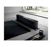Elica 84cm Wide Touch Control Downdraft Extractor - Black