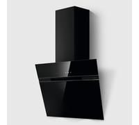 Elica Ascent 60cm Angled Cooker Hood - Black Glass