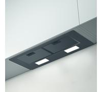Elica ERA-LUX-BLK-80 Deluxe 74cm Canopy Cooker Hood - Black