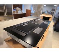 Elica ERA-LUX-BLK-80 Deluxe 74cm Canopy Cooker Hood - Black