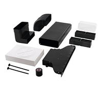 Elica KIT0167757, Exhaust installation kit for recirculation mode (plinth outlet), Black