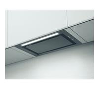 Elica LANE-60-BLK 51cm Canopy Cooker Hood - Black - For Recirculating Ventilation