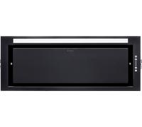 Elica LANE-80-BLK 71cm Canopy Cooker Hood for Ducted Ventilation - Black / Stainless Steel, Black