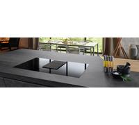 Elica NikolaTesla Libra NT-LIBRA-BLK-DO 80cm Wide Black Venting Induction Hob - Externally Ducted