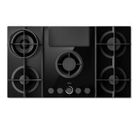Elica NIKOLATESLA FLAME BL/A/88 Gas Extractor Hob Black - Duct Out