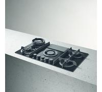 Elica NT-FLAME-BLK-RC - Black 4 Zone Venting Hob - A energy