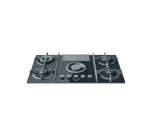 Elica NT-FLAME-BLK-RC - Black 4 Zone Venting Hob - A energy