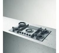 Elica NIKOLATESLA FLAME GR/F/88 Flame Gas Extractor Hob Grey- Recycling