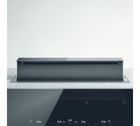 Elica Pandora-Blk Tempered Glass Downdraft Cooker Hood (W)79.8Cm - Black