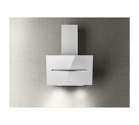 Elica Shy 60cm Angled Cooker Hood - White Glass