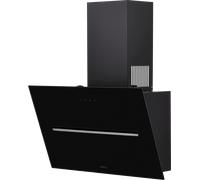 Elica SHY-BLK-60 60cm Angled Chimney Cooker Hood - Black Glass - For Ducted/Recirculating Ventilation