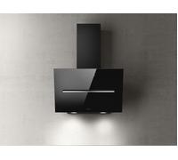 Elica SHY-BLK-60 Shy 60cm Angled Cooker Hood - Black Glass