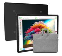 Elice Rechargeable A4 Light Pad with Carry Bag, Magnetic LED Light Board with Physical Button, Super Bright Diamond Art Light Pad, Ultra-Thin Light Box for Tracing, Weeding, Diamond Painting -Black