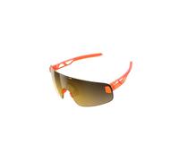 Elicit Toric Sunglasses in Fluorescent Orange Translucent with Clarity Road Partly Sunny Gold Cat. 2 one size