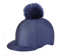 Elico Aberford Pom Pom Lycra Hat Silk - Navy