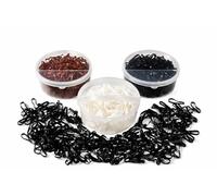 Elico Plaiting Bands (In a round tub) for Horse mane and tail (White)