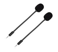 ELICTECH 2 PCS Detachable Microphone Mic Fits for JBL Q100 Quantum 100 Gaming Headsets, 2.5mm Detachable Game Microphone for Computer PC Gaming Headsets