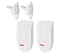 ELICTECH PIR Wired Dual Infrared Motion Detector 12V Passive Sensor Infrared Probes for Home Security Alarm Burglar Alarm Alert System (2 Pack)