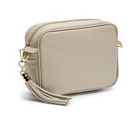Elie Beaumont Women's Crossbody Tassel Bag in Beige Elie Beaumont Beige One Size