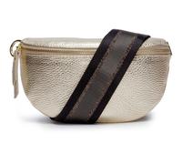 Elie Beaumont Women's Sling Bag Gold with Charcoal Strap Elie Beaumont Gold One Size