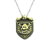 Elie&Eason FNAF Costume Accessory, FNAF Necklace and Badge, Halloween Horror Game Character Cosplay Accessory