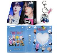 Elie&Eason Stay Kid Photocards 60pcs Stay Kid HAN Merch Photocards Keychain Skz Merch Photocard Holder Kpop St-ray- HAN Lomo Cards And 32pcs Stickers Gifts