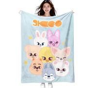 Elie&Eason Stray Blanket, Stray Blanket Throw, Skooz Flannel Throw Super Soft Multipurpose for Travel Bed Sofa Office Knee Pad for Fans Adults