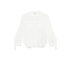 Elie Saab fringe-detailed shirt - White 42-44-46