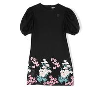 ELIE SAAB JUNIOR TEEN floral-embroidered dress - Black 12 yrs