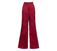 Elie Saab pocket jacquard trousers - Red 36-38-40