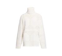 Elie Saab ribbed-knit turtleneck sweater - White L