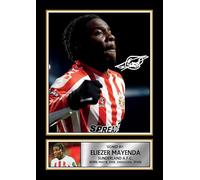 Eliezer Mayenda Signed Autograph Poster Print - Sunderland AFC Football Memorabilia, A2 Poster Print (594x420mm)