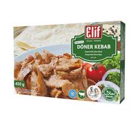 Elif Meat Doner 450g | Pre-Cut Grilled Beef Kebab | Netherland Frozen Halal Foods | Halal Dishes on The Table with Ease | Stone Oven Baked Ready Meals (Meat Doner 450g, 1 Pack)