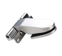 eliga Door Hinge Self-Closing Tongue Shape Matt Chrome DIN Left