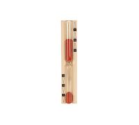 eliga Red Sand Timer with Black Printed Minute Scale